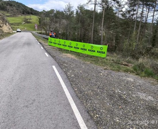 Lonas o vallas publicitarias en eventos deportivos